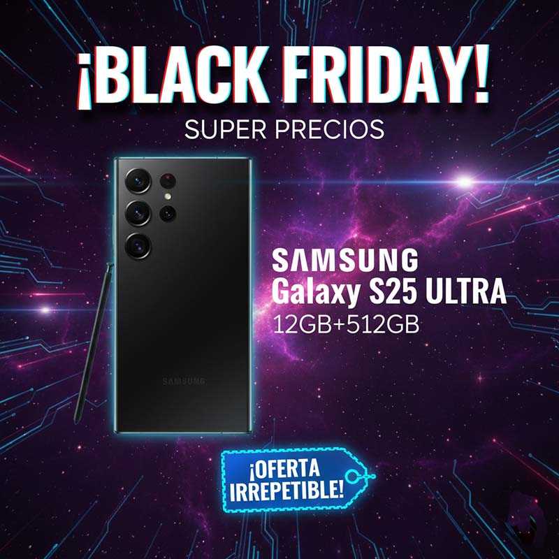 ofertas black friday samsung galaxy s25 ultra 12 512